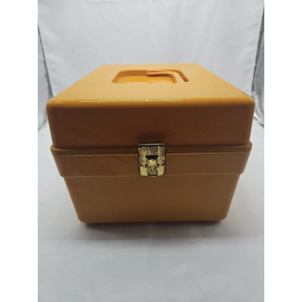 Vintage Wilson Wil-Hold Yellow Plastic File Box 12